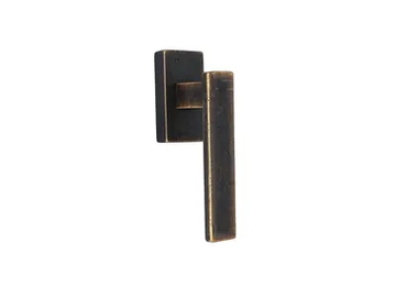 LATUS MG2323 - DK bronze window handle on rose by Fama International - view 2